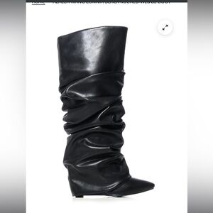 Azelea Wang Zumba Black Boots